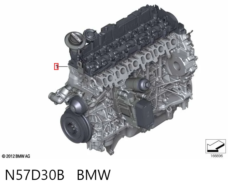 N57D30B BMW Motor completo