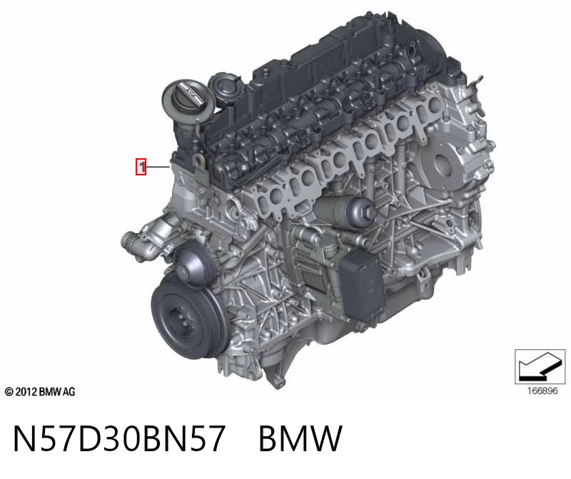 N57D30BN57 BMW Motor completo