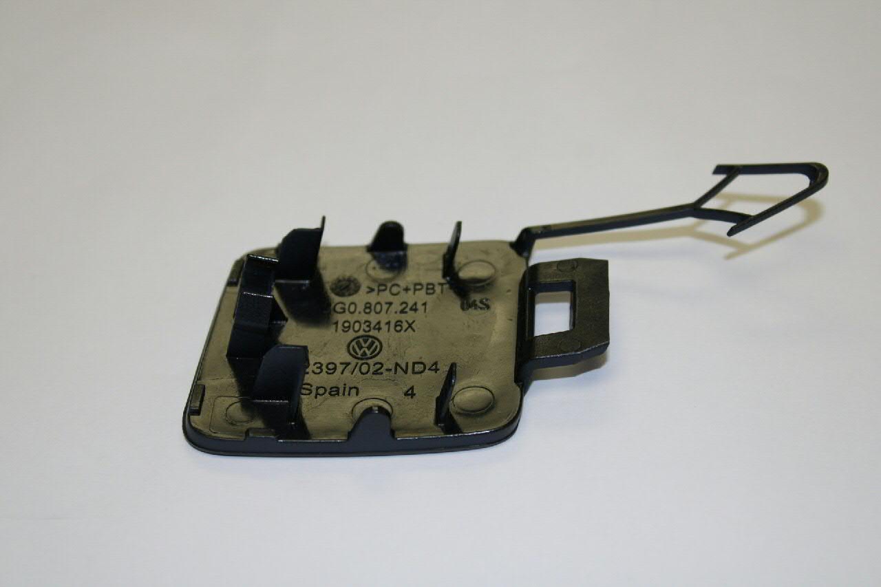 2G0807241GRU VAG Tapa del gancho de remolque del parachoques delantero derecho