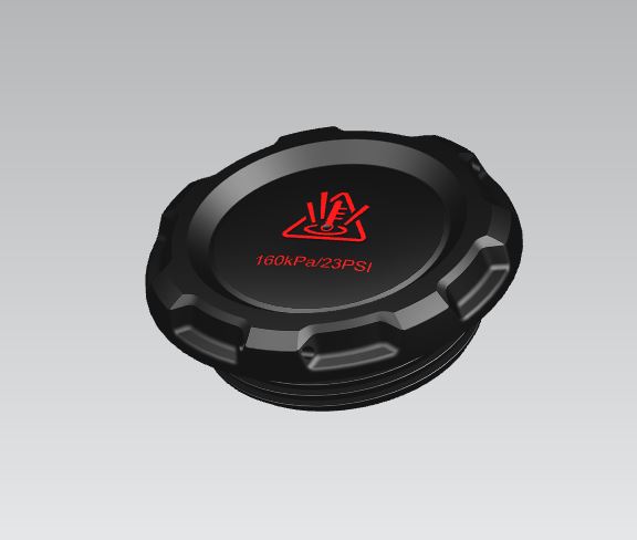 2Q0121321A VAG Tapón del radiador de refrigerante
