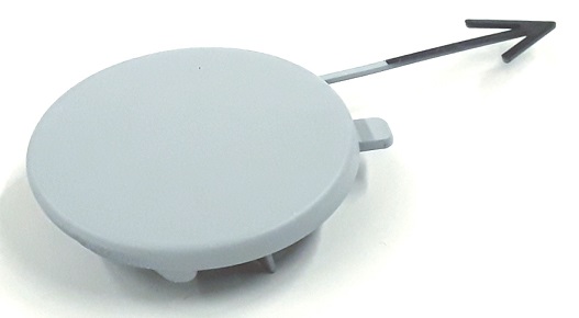 3C8807241AGRU VAG Tapa del gancho de remolque del parachoques delantero derecho