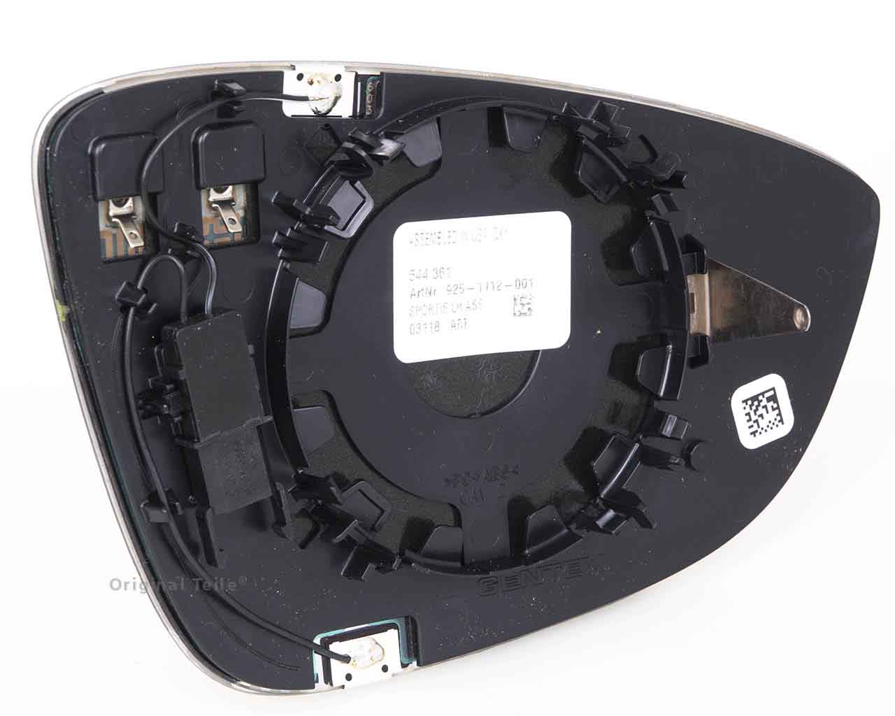 3C8857521C VAG Cristal de espejo retrovisor exterior izquierdo