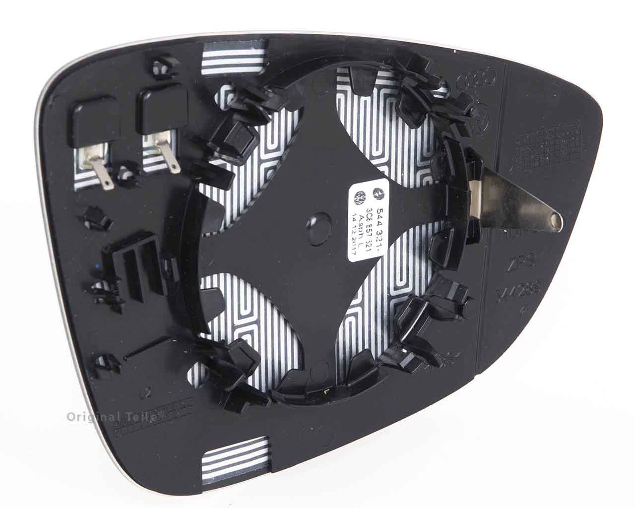 3C8857521 VAG Cristal de espejo retrovisor exterior izquierdo