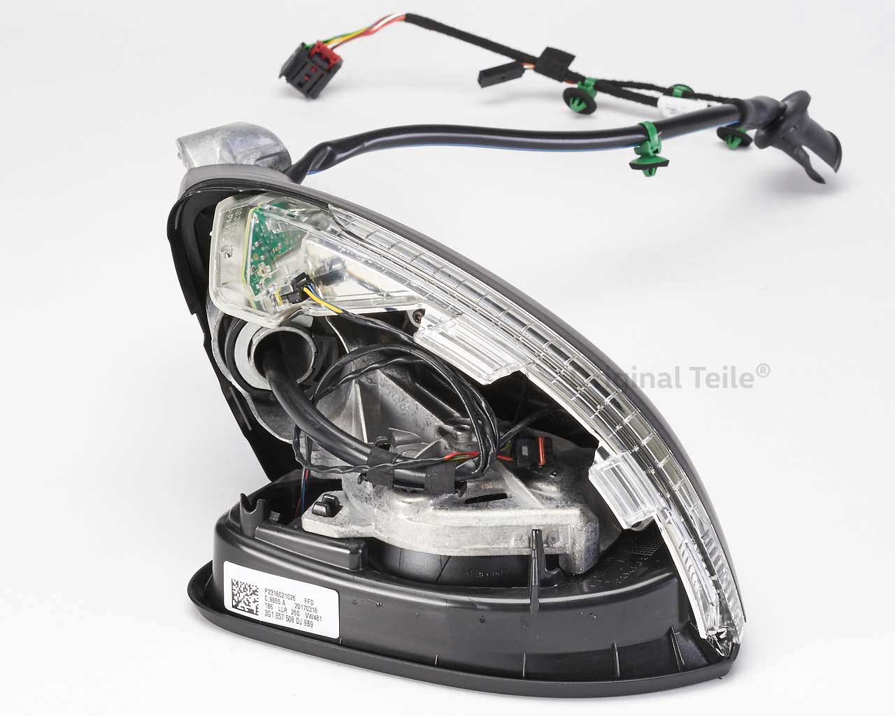 Espejo retrovisor derecho 3G1857508DJ9B9 VAG