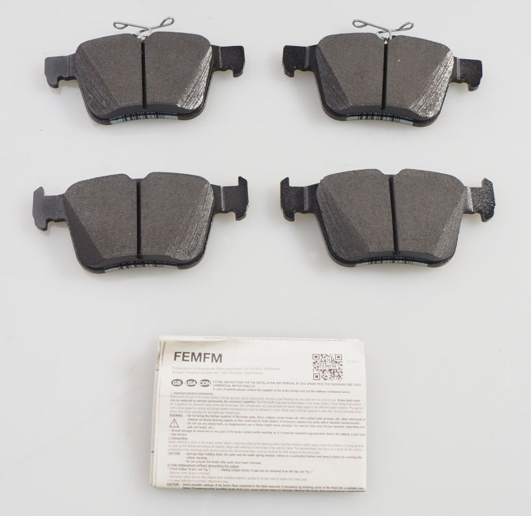 Pastillas de freno traseras de disco VAG 3Q0698451M