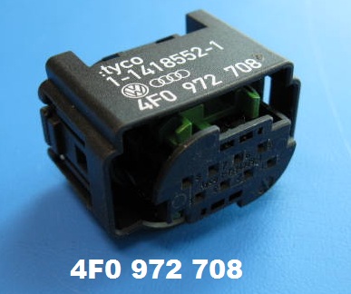 4F0972708 VAG Conector del sensor de aparcamiento