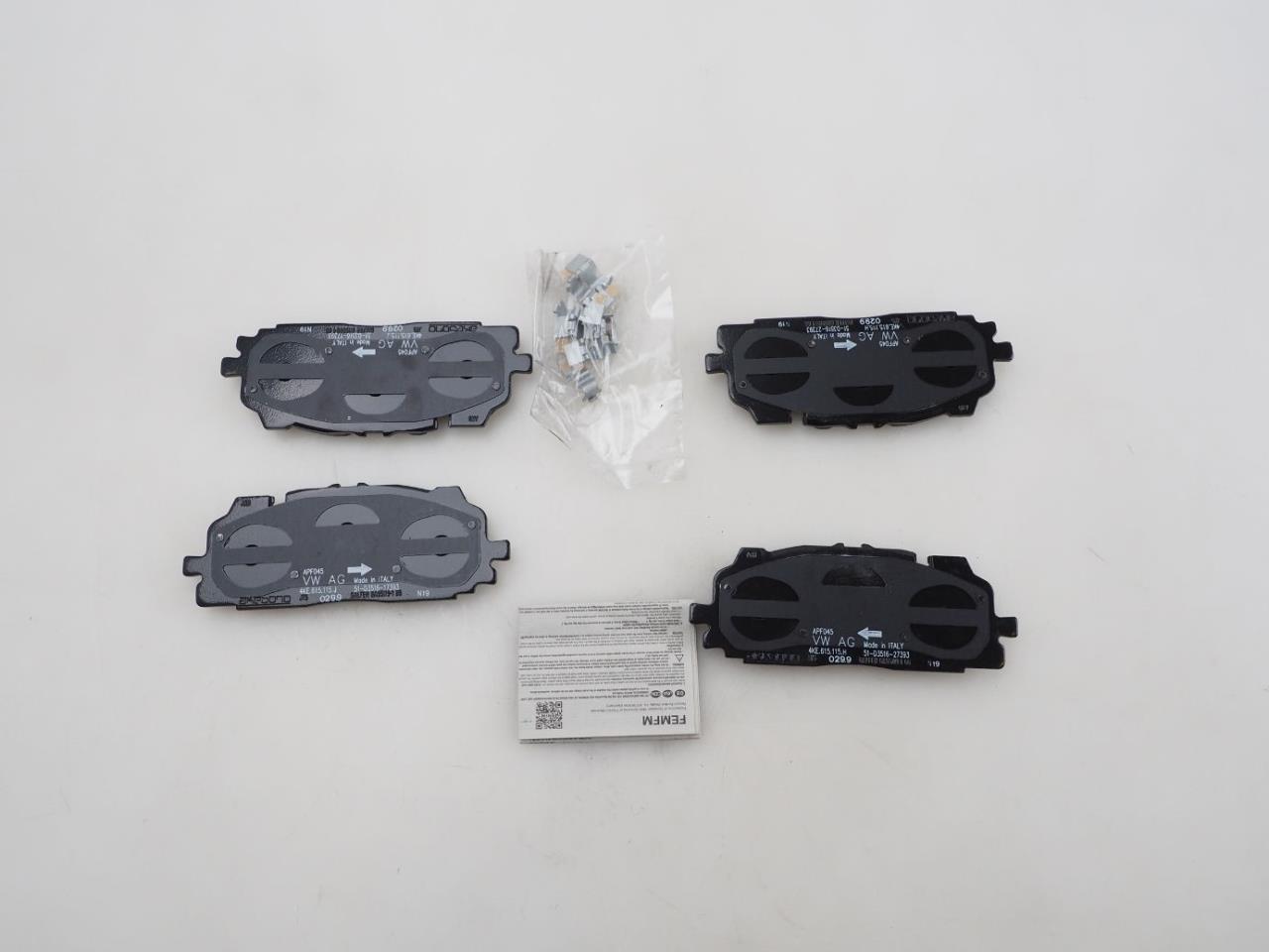 Precio del repuesto Pastillas de freno delanteras A5 hatchback