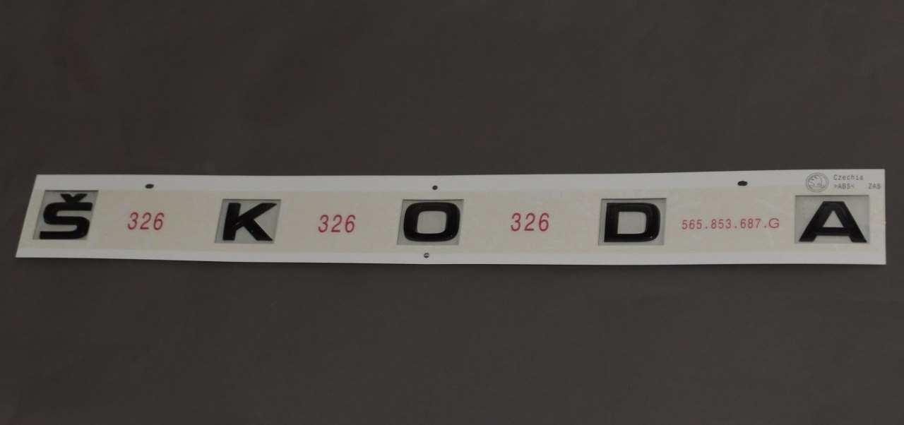 565853687G041 VAG Logotipo de tapa de maletero