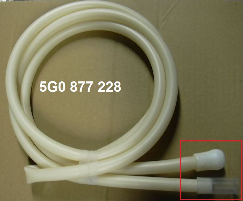 5G0877228 VAG Manguera de drenaje de la carcasa del filtro de aire