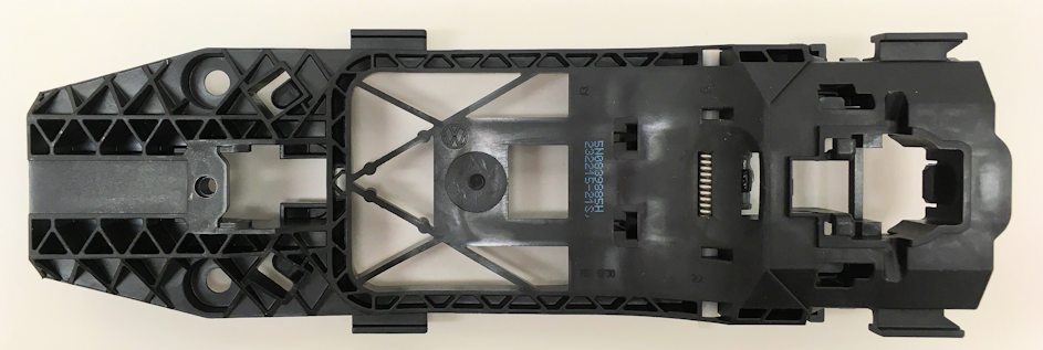 5N0839885H VAG Soporte de manija exterior de puerta delantera derecha