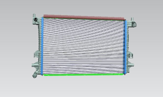 5Q0121251HQ VAG Radiador adicional de refrigeración del motor