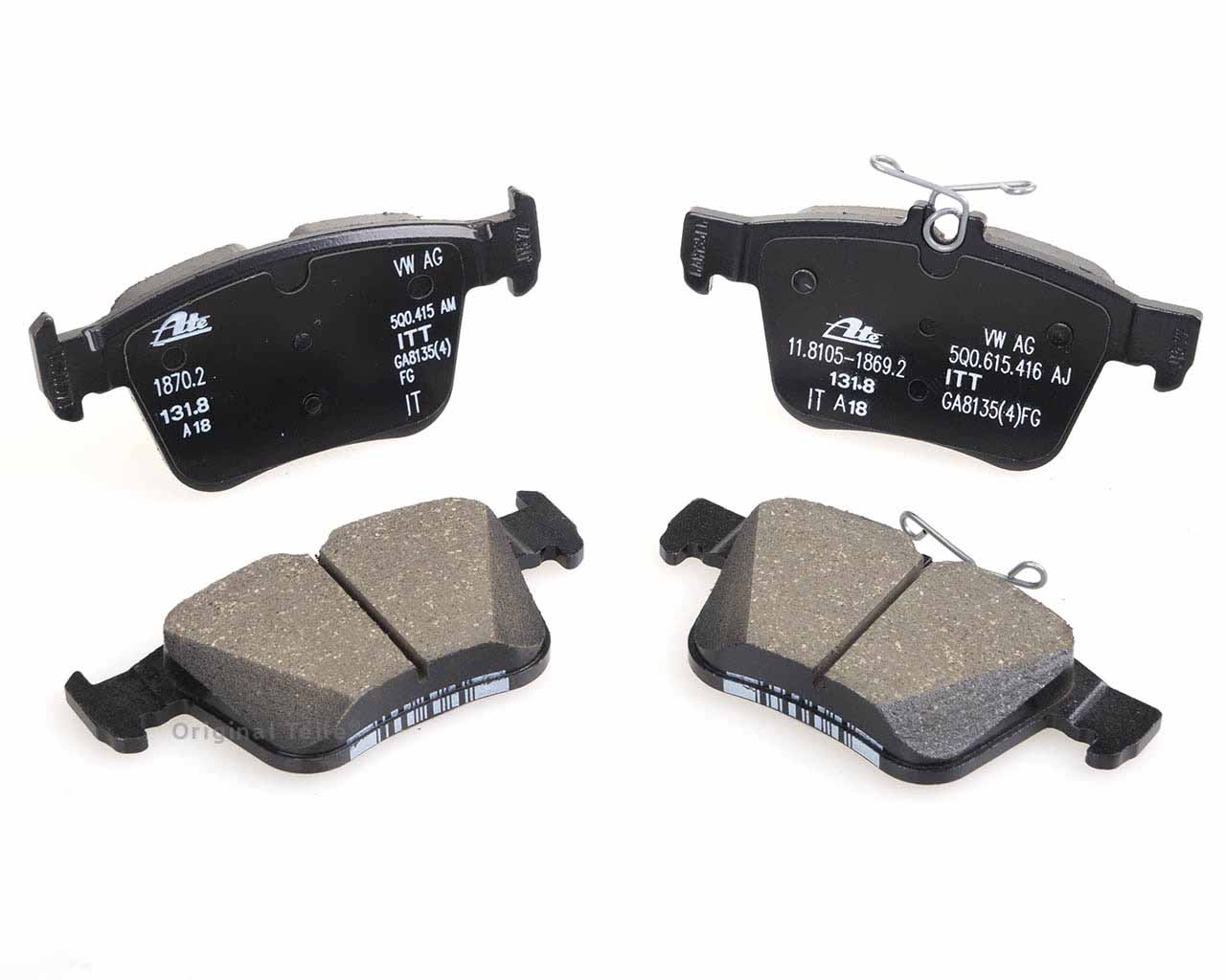 Pastillas de freno traseras de disco VAG 5Q0698451T