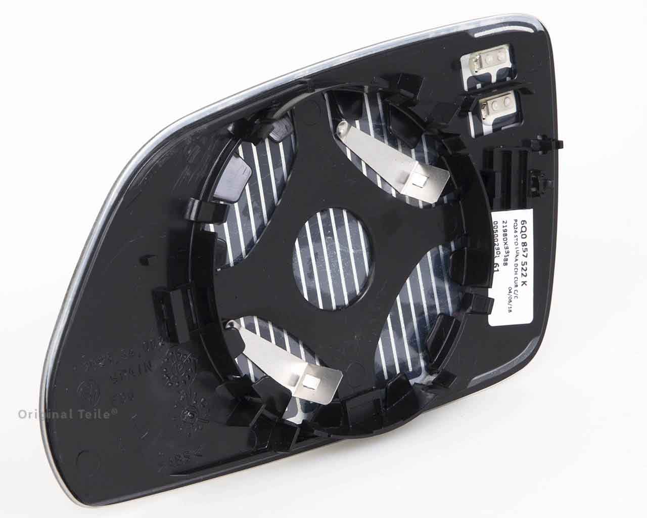 6Q0857522K VAG Cristal de espejo retrovisor derecho