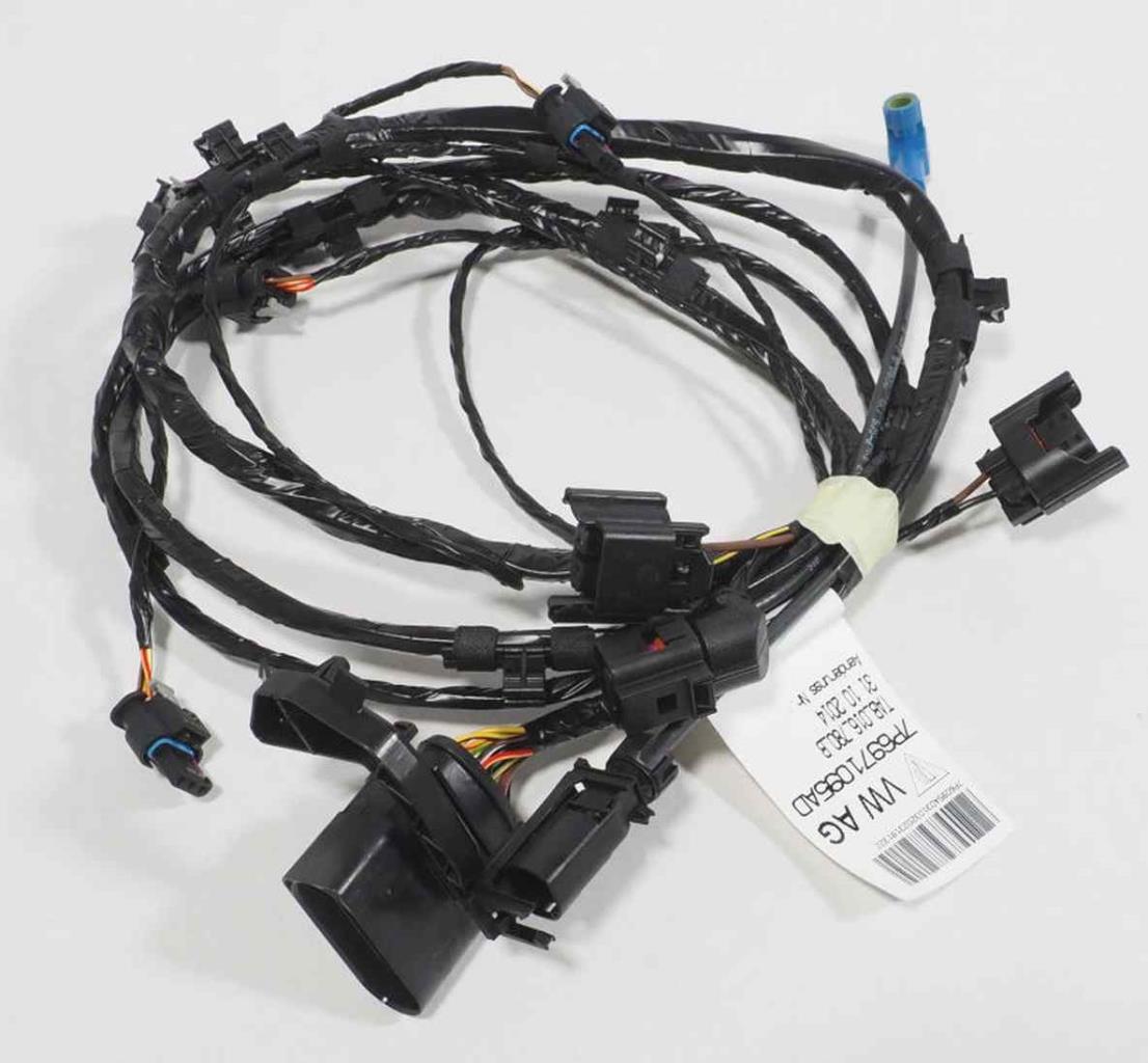 7P6971095AD VAG Cable de sensor de aparcamiento del parachoques delantero