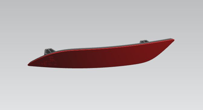8V0945105 VAG Reflector, trasero, izquierdo